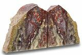 Red and Yellow Jasper Bookends - Marston Ranch, Oregon #258323-2